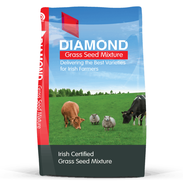 diamond grass mix, grass seed mix, grass, bag full of grass seed
